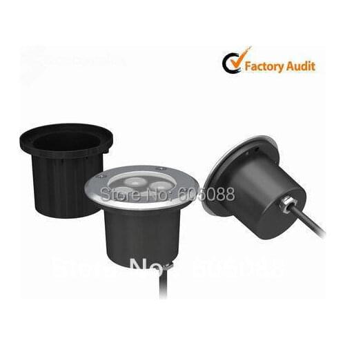4w edison led underground lighting,waterproof earth-embedded light,ac100-240v,270lm white color,4pcs/lot,DHL free shipping