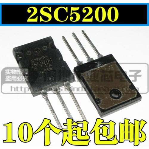 5pcs/lot New 2SC5200 C5200 high power amplifier pairing tube