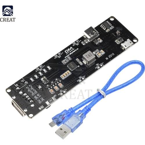ESP32 ESP32S For Wemos 18650 Battery Charge Shield Module Board V3 Micro USB Port Type-A USB For Arduino Charge Cable