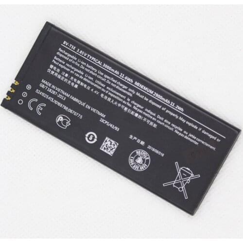 ISUNOO 10pcs/lot 3000mAh BV-T5E / BVT5E / BV T5E Replacement Battery For Microsoft Lumia 950 RM-1106 RM-1104 RM-110 McLa