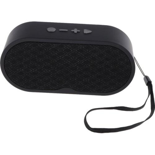 Mini Audio Player with Mic Stereo Bass Bluetooth 5.0 Speaker Mini Wireless Amplifier Handsfree AUX USB FM Subwoofer Waterproof