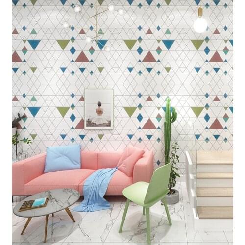 Mordern 3d Mural Wallpaper Simple Line White Black Wall Paper for Living Room Background Wallcovering papel de parede 10Mx53CM