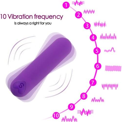 Powerful Mini Bullet Vibrator Clitoris Stimulator Vagina Massage G Spot Dildo Vibrator Adult Sex Toys for Women Masturbation