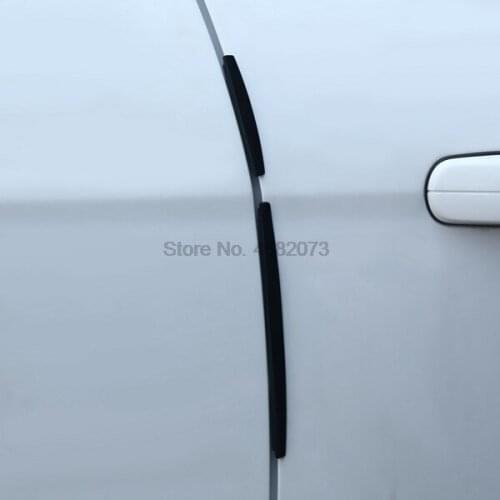By DHL 100sets Universal Car Door Guard Edge Corner Bumper Buffer Trim Molding Protection Strip Scratch Protector Crash Bar