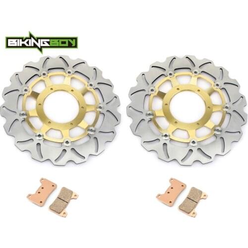 BIKINGBOY CBR 600 RR 05 06 07 08 09 10 11 12 13 14 15 CBR 1000 RR Fireblade 04 05 Front Brake Discs Rotors Disks Pads 310mm Set