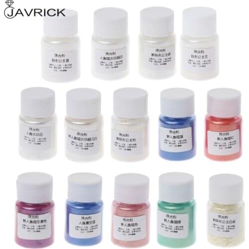 Resin Dye Powder Mica Pearl Pigments Colorants Crystal Mud Resin Jewelry Making