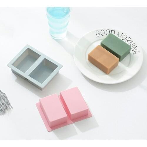 DIY Silicone Soap Mold for Handmade Soap Making Forms 3D Mould Oval Round Square Soaps Molds Fun Gifts