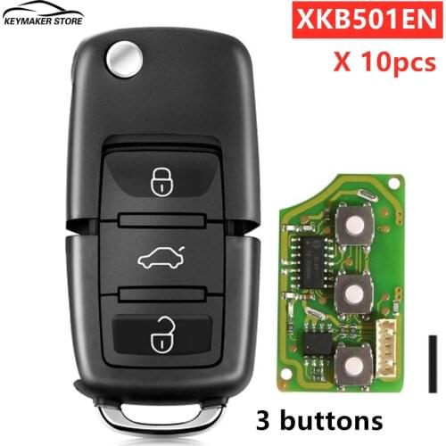 10PCS/lot for V-W B5 Type 3 Buttons Universal Wire Remote Key For VVDI2/VVDI Key Tool/MIni Key Tool/Key Tool Max In stcok