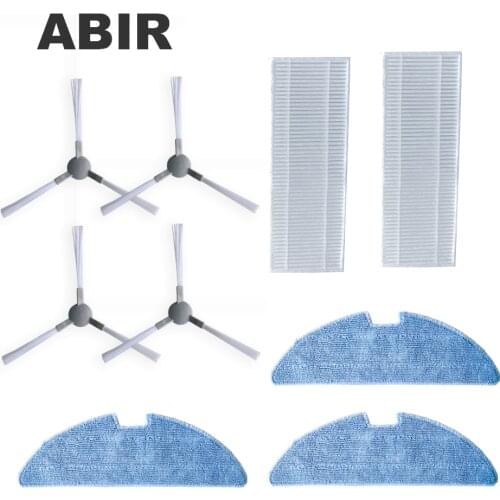 Original Spare Parts for Robot Vacuum Cleaner G20S ,Includes Side Brus 4pcs,HEPA Filters 2pcs, Mop 3pcs