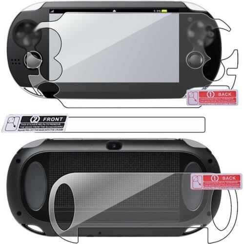 HD Screen Protector Film for Sony PS Vita for PSV Game Player Screen Protection Pad Front and Back Cover