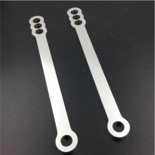 2x Motorcycle Chrome Lowering Link Kit For 2001-2005 GSX-R 600 750 2001-2004 GSX-R 1000