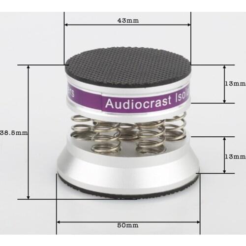 4PCs Speakers Anti-shock Absorber Foot Pad Nail Pads Vibration Absorption Stands