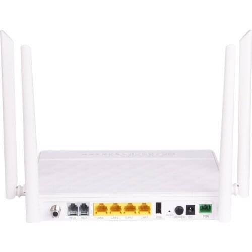 4G/5G Optical Network Unit ONU ONT EPON GPON 4GE+2VOICE+2.4G/5.8G WIFI+1USB+CATV SC APC UPC Interface English Version BT-711XR