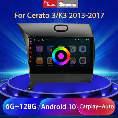 Srnubi Android 10 Car Radio For Kia K3 Cerato Forte 2013-2017 3 YD Tuner Multimedia Video Player Navigation GPS 2 Din Stereo DVD
