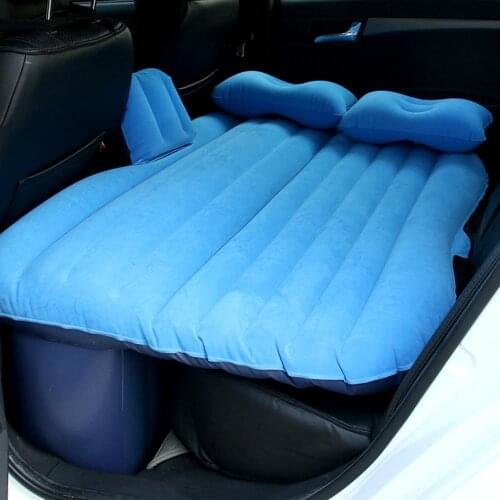 Car Air Mattress Portable Inflatable Sofa Travel Accessories Multi Functional Outdoor Camping Long Haul Rest Mat For Auto SUV
