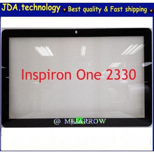 Free EMS/DHL fast shipping Orig/New Glass For Dell Inspiron One 2330 23" All-in-one LCD Front bezel outside screen Frame glass
