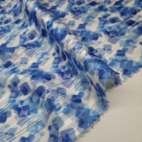 Big Sale Metallic Chiffon Silky Strips Pearly Shiny Fabric Dropping Breathable DIY Dress Blouse