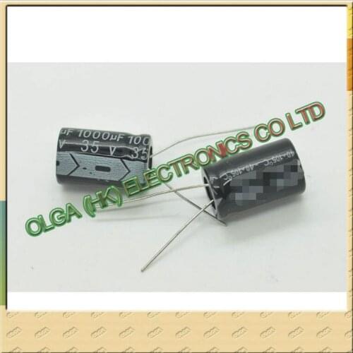 35V1000uf electrolytic capacitor 1000 University of Florida 35 v plug - Volume : 13 x20mm 35V1000uf