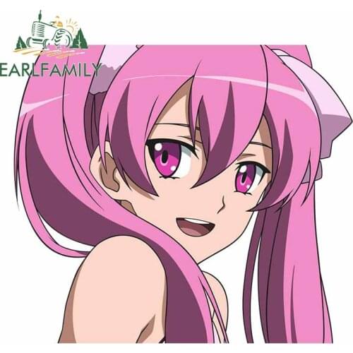 EARLFAMILY 13cm x 11.2cm for Akame Ga KILL Mine Anime Car Stickers Scratch-proof Custom Printing Decal Family Wall Assessoires