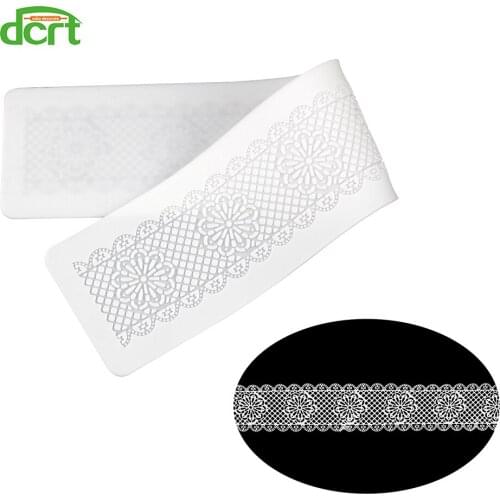 Cake Decorating Tools Sugar Silicone Lace Mat Baking Flower Pattern Silicone Mat DIY Fondant Lace Silicone Mold