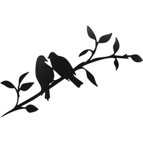 Bird Art Outdoor Garden Statues Backyard Lawn Stakes Metal Yard Decor Gift Garden Statues Decoration Ornament