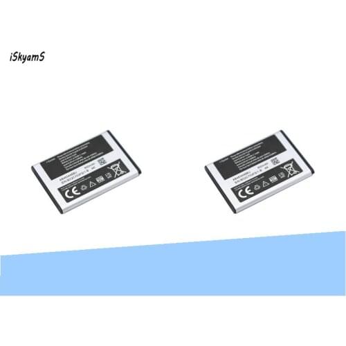 ISkyamS 2x 800mAh AB463446BU Replacement Battery For Samsung SGH GH E251 E258 E350 E428 E500 X208 E900 E908 C512 X630 X680
