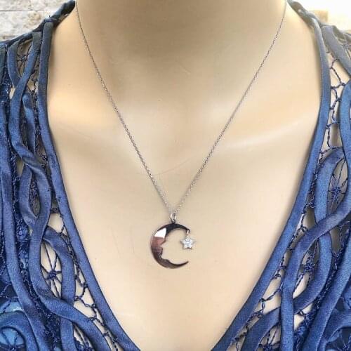 SILHOUETTE 925 Silver Necklace