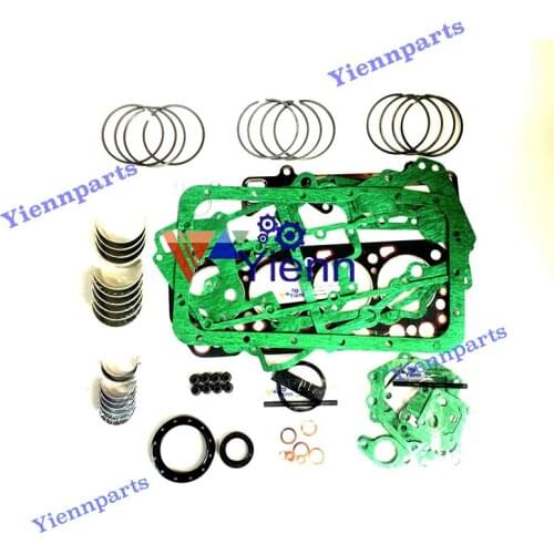 D1.6DCAE3 D1.6 Overhaul Rebuild Kit Full Gasket Kit Piston Ring Set Mian & Con rod Bearing Set For Volvo Excavator Engine parts
