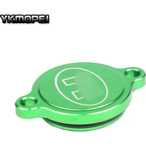 CNC Billet OIL FILTER CAP COVER For KXF 250 KXF250 KX250F 2005 2006 2007 2008 2009 2010 2011 2012 2013 2014 2015 2016 2017