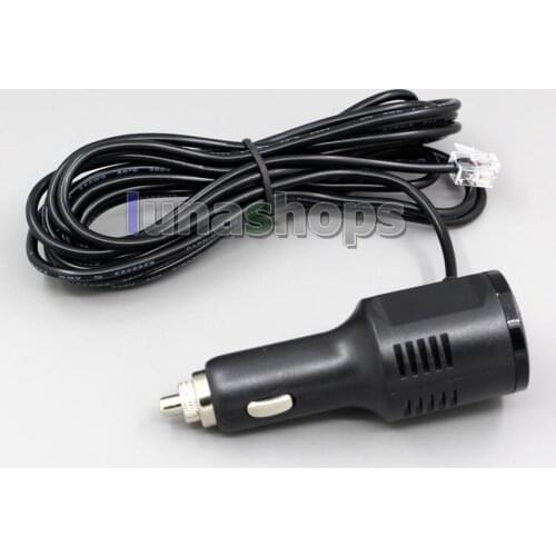LN005556 DC Power Car Charger Cord Adapter For Escort MAX360 X70 X80 8500 MAX2 S75 Pro300 Pro200 Radar Laser Detector LN005556