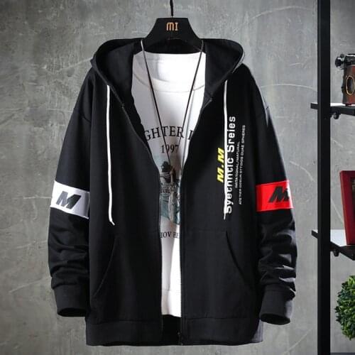 Hoodies mens hoodie zip-up cardigan hip hop sport coat plus size Harbour blazer free shipping