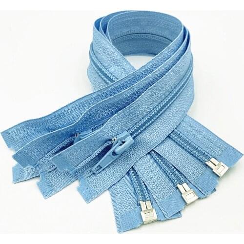 30cm-70CM (12inch-27.5 inch)10pcs 5# Nylon opening zipper, suitable for of clothing and luggage (20 colors)
