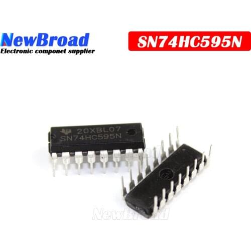 10PCS SN74HC595N DIP16 SN74HC595 DIP 74HC595N 74HC595 new and original IC