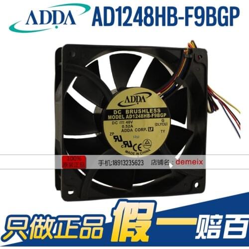 NEW ADDA 12038 DC48V 0.52A AD1248HB-F9BGP 12CMCM cooling fan