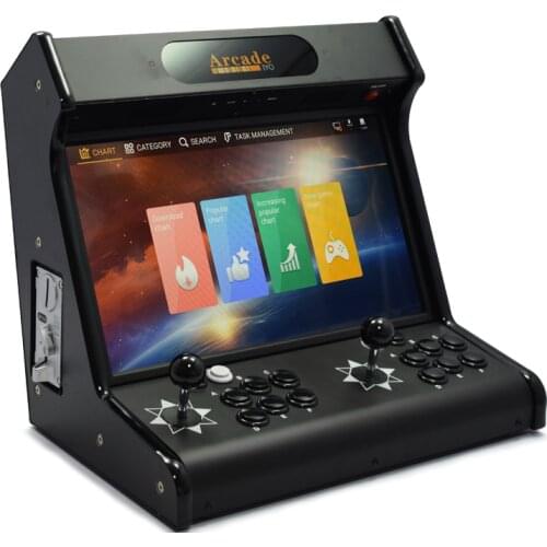 IYO Pandora Box 3D WiFi 8000 Games 18.5 “ Cabinet Machine 2 Players Joystick Button with Coin Slooter Arcade Console Bartop