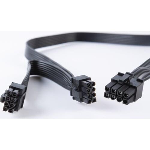 PCI express GPU 8pin to Dual 6+2Pin 8 Pin Power supply Cable PCI-e Graphics card 8pin 1 to 2 power cord For Corsair CS series