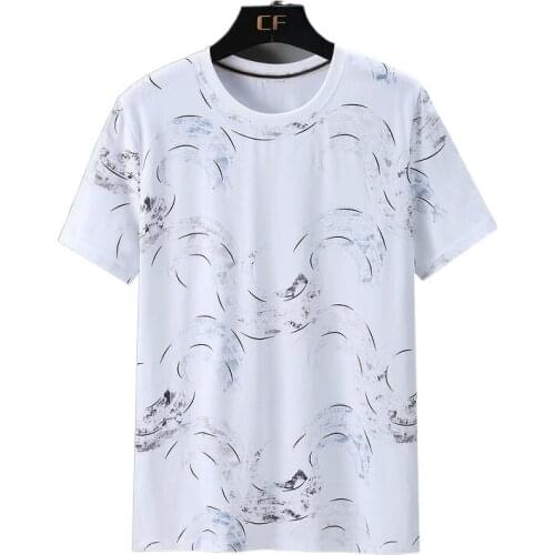 Oversize T-shirts Men Big Size 10XL Tops Tees Summer Casual Print Tshirts Plus Size 9XL10XL Clothes Cool Short