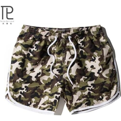 Tailor Pal Love Quick Dry Women Beach Shorts Elastic Waist Camouflage short pants for basketball running Casual sports Surfing