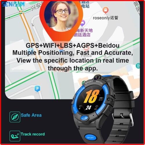 Smart 4G Video Call Watch Men Elderly Kids Child Positioning Heart Rate Blood Pressure Monitor GPS WIFI Camera Phone Smartwatch