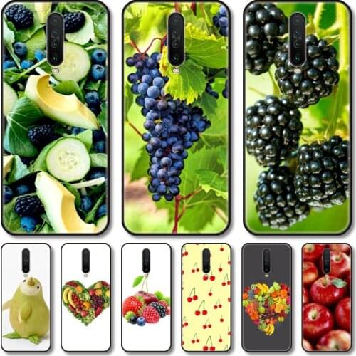 Delicious fruit Phone Case For Redmi 10 9 8 7 6 GO S C T PRO Note 5G Black Cover TPU