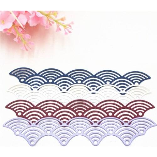 Waves Metal Cutting Knife Mold For DIY Paper Art Handmade Scrapbook Photo Album Greeting Cards Crafts Decoration Embossing Molds