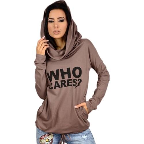 YYFS 2019 New Cotton Women Casual Long Sleeved Hoodies Women Letter Printed Sweatshirt Pullover Women Crop Hoodies Sweatshirts