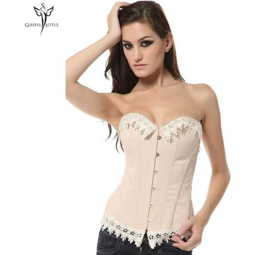 Women Gothic Modeling Strap Belly Slimming Sheath Waist Trainer Tummy Control Shapewear Body Shaper Overbust Lace Up Girdle Belt