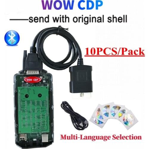 10PCS/Lot DHL NEWEST V5.0012 2017.R3 keygen on CD vd ds150e cdp with bluetooth for delphis obd2 scanner tools send with shell