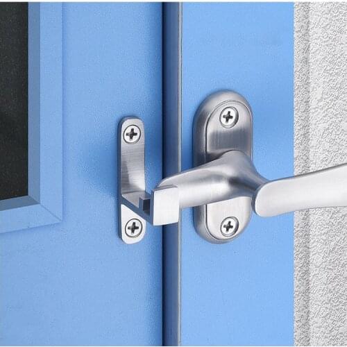 2set 201 Stainless Steel Door Bolts Sliding Wood Door Window Latch Insurance Anti-theft Metal Hasp home Hardware Accessories