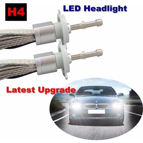 2pcs Cree XHP-70 Chips 9600lm Car Headlight H7 LED H4 H11 9005 9006 Blanc White Auto Car Bulb Automobile Headlamp Conversion Kit