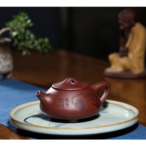 280 ml yixing authentic ores are recommended stone gourd ladle 199 gift tea set the teapot kungfu tea set