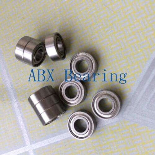 Free Shipping 10 PCS R168ZZ R168 Bearings 1/4 x 3/8 x 1/8 Inch Ball Bearings RI-614ZZ