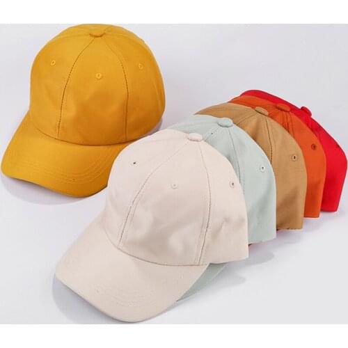 Cotton Baseball Caps for Women Men Solid Color Embroidery Flowers Letter Pattern Unisex Baseball Hats Adjustable Type