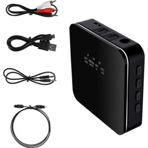 Bluetooth 5.0 Audio Transmitter Receiver AptX HD LL Low Latency CSR8675 Wireless Adapter RCA SPDIF 3.5mm Aux Jack for PC